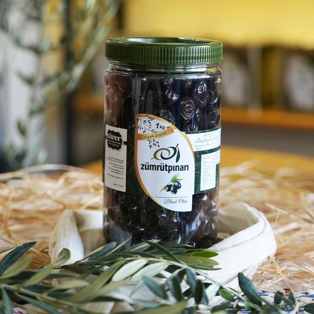 Kuru Sele Siyah Zeytin M 1Kg
