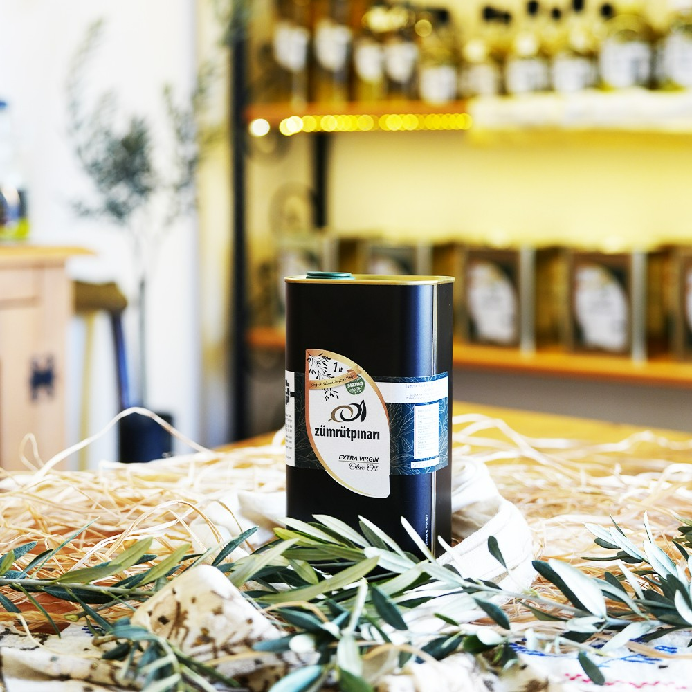 Özel Üretim Erken Hasat Soğuk Sıkım Zeytinyağı 1 Lt - Teneke