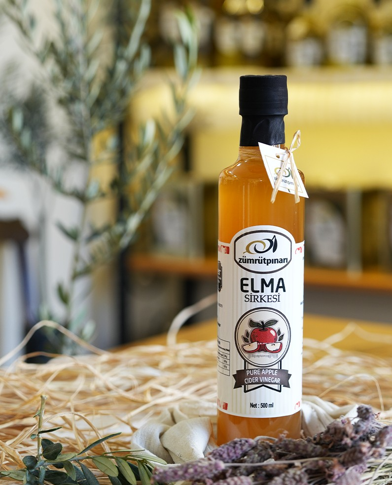 Elma Sirkesi 0.5 Lt - Cam Şişe