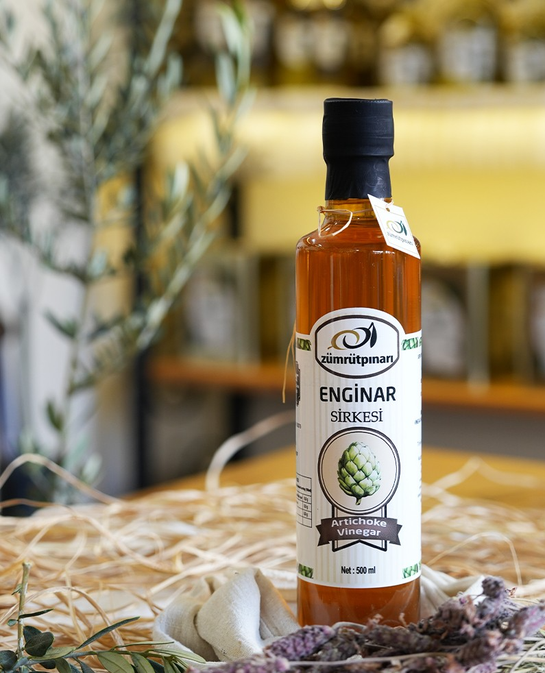 Enginar Sirkesi 0.5 Lt - Cam Şişe