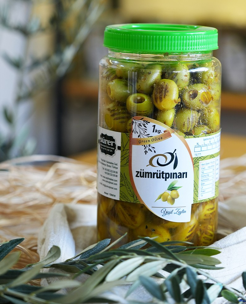 Izgara Yeşil Zeytin XL 1kg