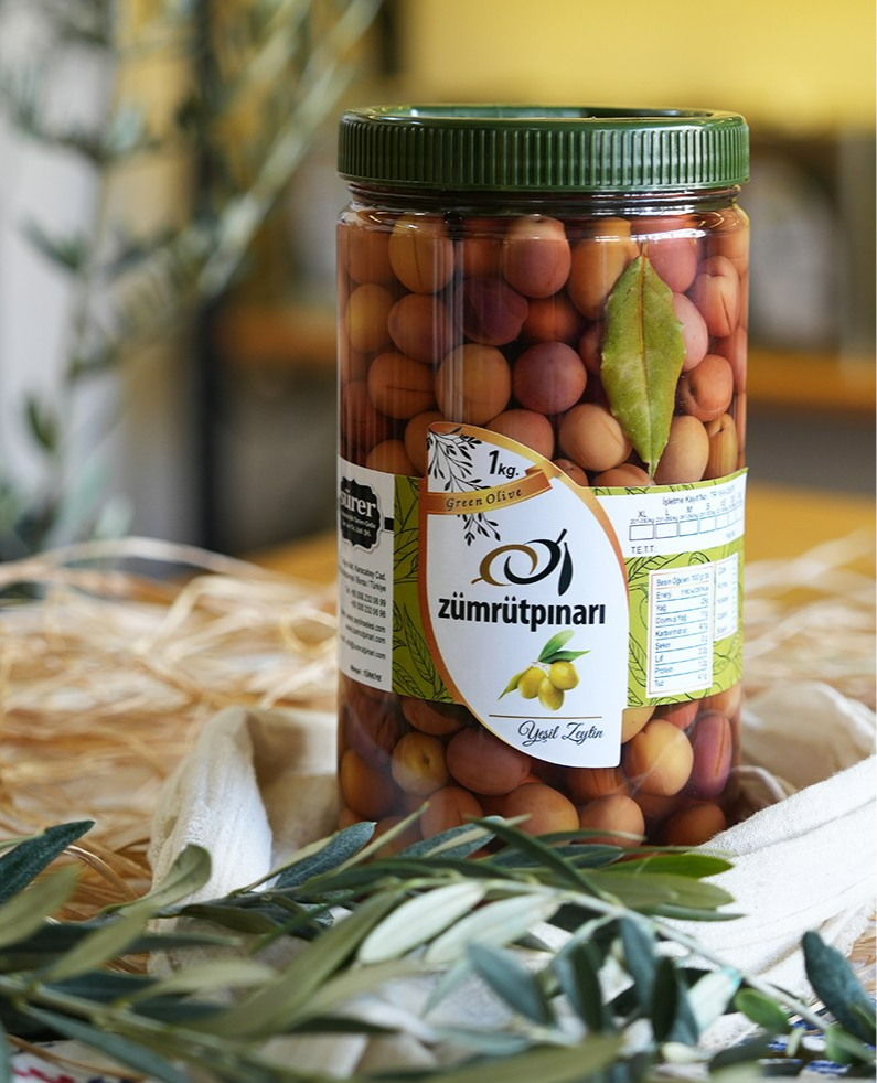 Limonlu Çizik Yeşil Zeytin L 1kg