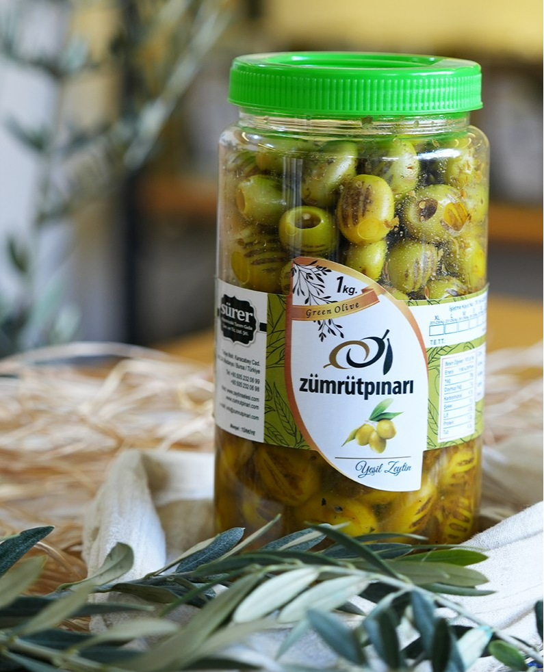 Izgara Yeşil Zeytin XL 1kg